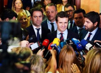 Pablo Casado asegura que Sánchez quiere “un gobierno de izquierdas que derogue las leyes aprobadas por el PP”