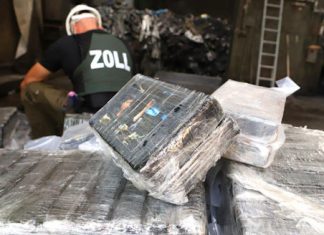 Aduana de Hamburgo encuentra 4,5 toneladas de cocaína en buque procedente de Uruguay