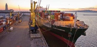 Puerto de Montevideo.