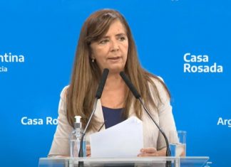 Argentina: Fiscal imputa a la vocera presidencial por omisión de denuncia e incitación a la violencia