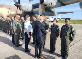 Regresó a Uruguay el avión Hércules luego de las exitosas misiones para evacuar compatriotas y extranjeros de Israel