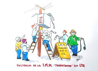 ¡Colgate que nadie te vio!: UTE encontró conexiones ilegales de la IMM al servicio eléctrico