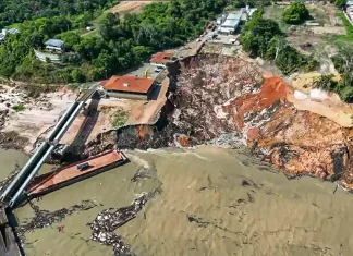Brasil: puerto en el Amazonas colapsa en medio de obras y al menos 200 personas podrían estar enterradas bajo la arena