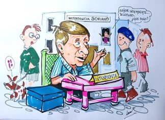 Tal vez ahora que ganó Besozzi en Soriano pretendan que trabaje en la puerta sin entrar a la intendencia