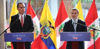 Noboa y Jerí impulsan ofensiva conjunta contra bandas criminales transnacionales tras Gabinete Binacional