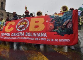 COB marcha por quinto día consecutivo en La Paz y exige anulación del decreto que elimina la subvención a los combustibles