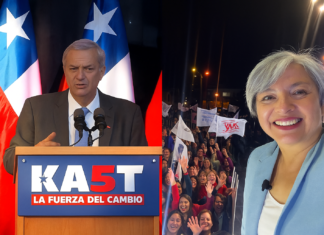 Kast promete “orden y seguridad” y Jara apuesta por derechos sociales en el cierre de campaña presidencial en Chile