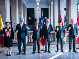 Chile, Perú, Argentina, Bolivia y Ecuador acuerdan acciones medibles contra el narcotráfico y las mafias tras suscribir el “Compromiso de Santiago” en materia de seguridad