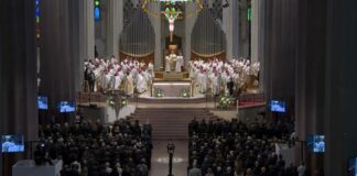 EN VIVO : Los Reyes en la misa que celebra el Papa León XIV en la Basílica de la Sagrada Familia, en Barcelona