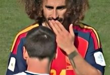 El gran “error” del árbitro y del VAR para salvar al español Cucurella de la expulsión