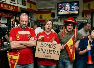 ¡Alerta de frío polar! La insólita (y congelada) forma de España de festejar una final contra Argentina