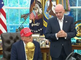 Escándalo en el Mundial 2026: Trump llamó a Infantino para borrar la tarjeta roja de Balogun y la FIFA consuma una barbaridad al servicio de EE.UU.