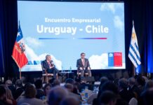 Kast invita al empresariado uruguayo a invertir en Chile y presenta su plan para reactivar la economía