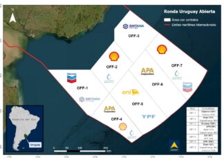 YPF de Argentina y su socia italiana Eni, firman un acuerdo para la exploración petrolera en la costa de Uruguay