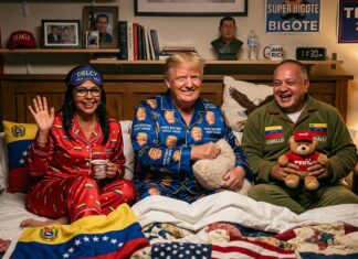 Donald, Delcy y Diosdado, extraños compañeros de cama