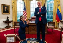 La frágil memoria de Delcy: «Jamás nos arrodillaremos, Sr. Trump». Del orgullo antiimperialista a la humillación y la entrega del petróleo (Video)
