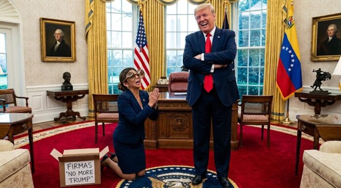 La frágil memoria de Delcy: «Jamás nos arrodillaremos, Sr. Trump». Del orgullo antiimperialista a la humillación y la entrega del petróleo (Video)